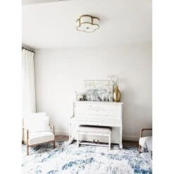 Chandler 2 Light Flush Mount -Best Lighting Shop 1216 agb 2