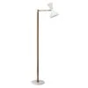 Pisa Swing Arm Floor Lamp - White / Brass -Best Lighting Shop 1pisa flwh