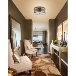 Gaines 2 Light Flush Mount -Best Lighting Shop 2202 aob 2