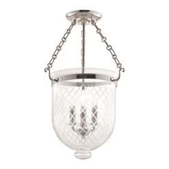 Hampton 3 Light Semi Flush -Best Lighting Shop 253 pn c2 1