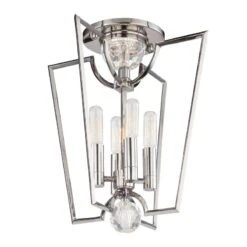 Waterloo 4 Light Semi Flush
