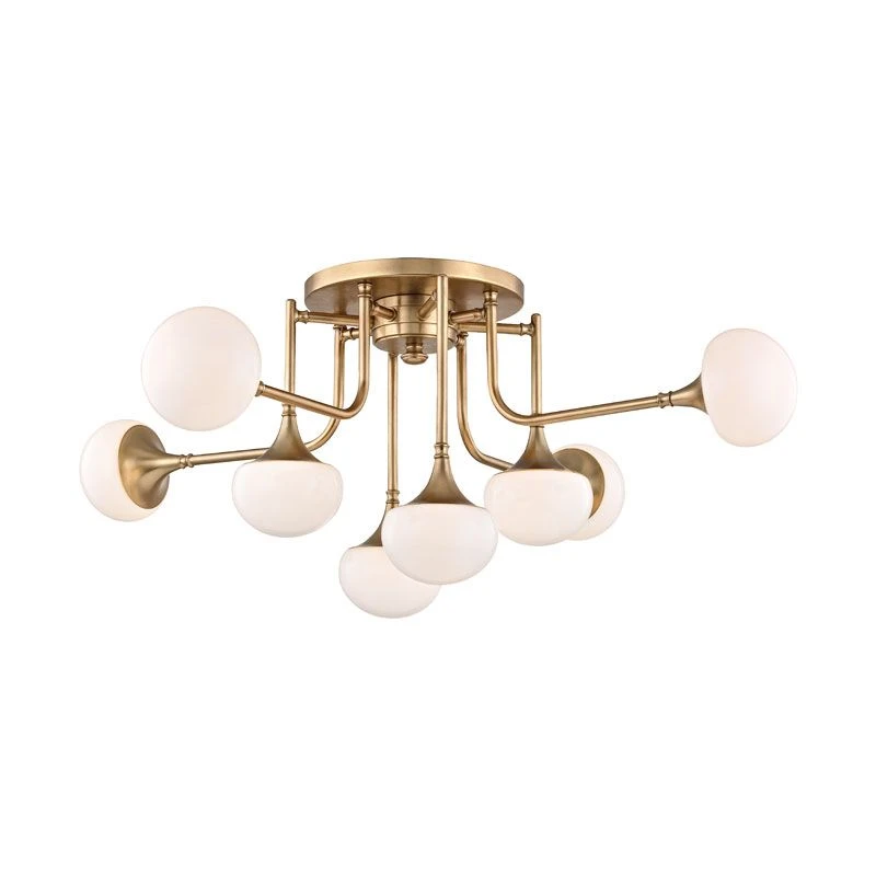 Fleming 8 Light Semi Flush 3 Fleming 8 Light Semi Flush