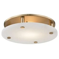 Croton Large LED Flush Mount -Best Lighting Shop 4715 agb 1