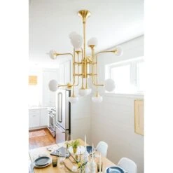 Fleming 16 Light Chandelier -Best Lighting Shop 4716 agb 3