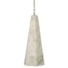 Borealis Tall Hexagon Pendant - Alabaster -Best Lighting Shop 5bortal pewh