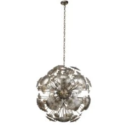 Constellation Round Chandelier - Mercury / Champagne