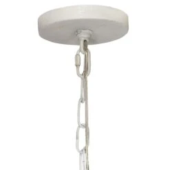 Petals Chandelier - White Gesso 9 Petals Chandelier - White Gesso -Best Lighting Shop 5peta chwh 2
