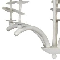 Petals Chandelier - White Gesso 10 Petals Chandelier - White Gesso -Best Lighting Shop 5peta chwh 9