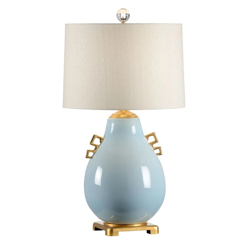 Ming Lamp - Powder Blue 3 Ming Lamp - Powder Blue