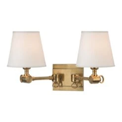 Hillsdale 2 Light Wall Sconce -Best Lighting Shop 6232 agb 1