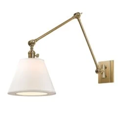 Hillsdale 1 Light Swing Arm Wall Sconce -Best Lighting Shop 6234 agb 1