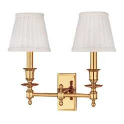 Ludlow 2 Light Wall Sconce -Best Lighting Shop 6802 pb 1