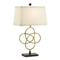 Loose Knot Lamp - Gold