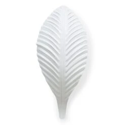Palm Leaf Sconce - White