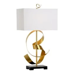 Ribbon Twirl Lamp