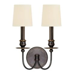 Cohasset 2 Light Wall Sconce -Best Lighting Shop 8212 ob 1