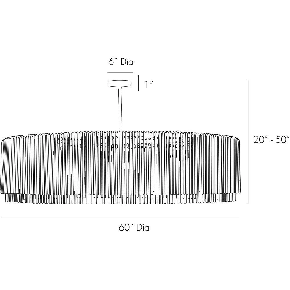 Royalton Large Chandelier - Brown Nickel 8 Royalton Large Chandelier - Brown Nickel - Image 6