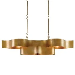 Grand Lotus Oval Chandelier