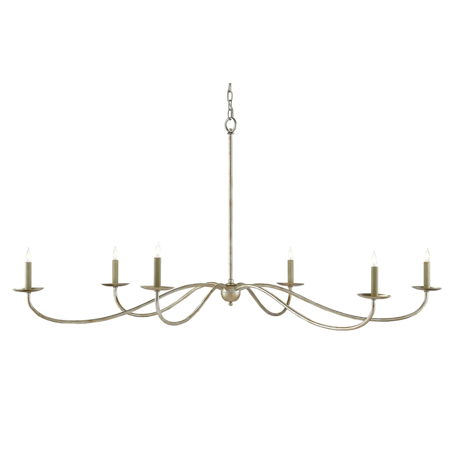 Saxon Chandelier - Silver 3 Saxon Chandelier - Silver