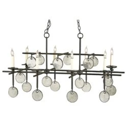Sethos Rectangular Chandelier- Iron