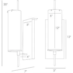 Stefan Sconce - Vintage Brass -Best Lighting Shop atr 49999 4