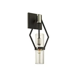 Raef Wall Sconce - Black / Nickel