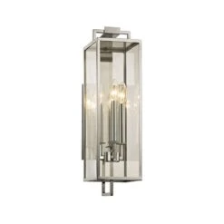 Beckham Wall Sconce - Polished Steel
