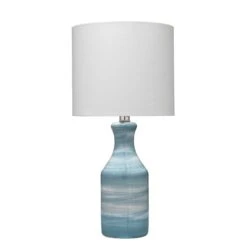 Bungalow Table Lamp - Blue & White