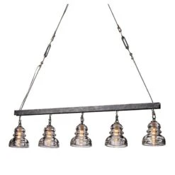 Menlo Park 5 Light Island Chandelier -Best Lighting Shop f3138 1