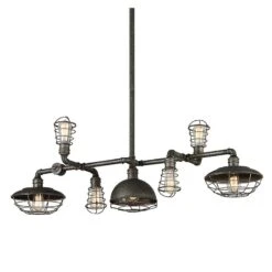 Conduit 7 Light Island Chandelier