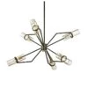 Raef 6 Light Chandelier - Bronze / Brass -Best Lighting Shop f6316 1