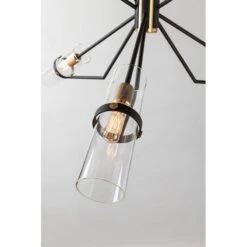 Raef 6 Light Chandelier - Bronze / Brass -Best Lighting Shop f6316 2