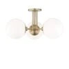 Stella 3 Light Semi Flush -Best Lighting Shop h105603 agb 1