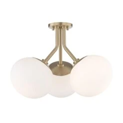 Estee 3 Light Semi Flush -Best Lighting Shop h134603 agb 1