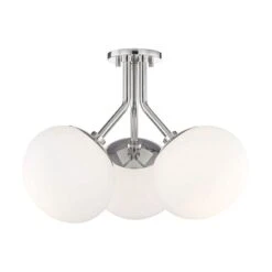 Estee 3 Light Semi Flush