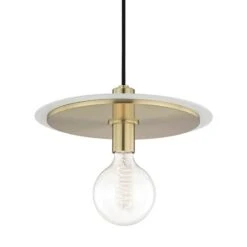 Milo Large Pendant -Best Lighting Shop h137701l agb wh 1