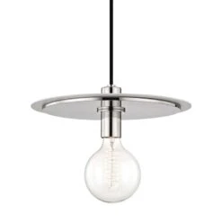 Milo Large Pendant -Best Lighting Shop h137701l pn wh 1