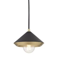 Marnie Small Pendant -Best Lighting Shop h139701s agb bk 1