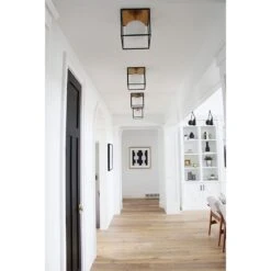 Aira Small Flush Mount -Best Lighting Shop h141501l agb bk 2