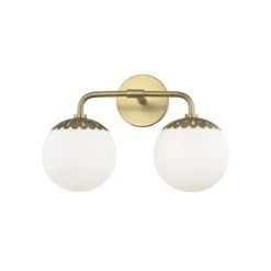 Paige 2 Light Wall Sconce -Best Lighting Shop h193302 agb 1