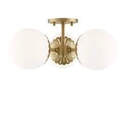 Paige 3 Light Semi Flush -Best Lighting Shop h193603 agb 1
