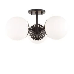Paige 3 Light Semi Flush