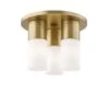 Lola 3 Light Flush Mount -Best Lighting Shop h196503 agb 1