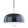 Avery Pendant - Polished Nickel / Navy -Best Lighting Shop h199701l pn nvy 1