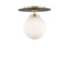 Ellis Small Flush Mount -Best Lighting Shop h200501s agb bk 1