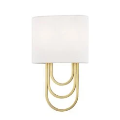 Farah 2 Light Wall Sconce -Best Lighting Shop h210102 agb 1