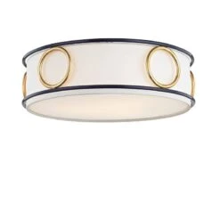 Jade 3 Light Flush Mount