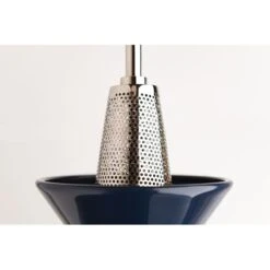 Kiki Pendant - Polished Nickel / Navy -Best Lighting Shop h251701l pn nvy 2