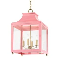Leigh Large Pendant - Pink
