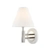 Robbie Wall Sconce - Polished Nickel -Best Lighting Shop h264101 pn wh 1